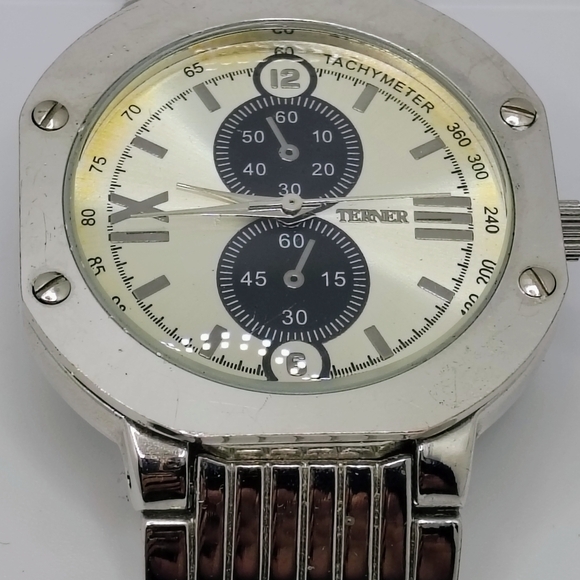 TERNER TACHYMETER CHRONAGRAPH MENS WATCH - Picture 4 of 9